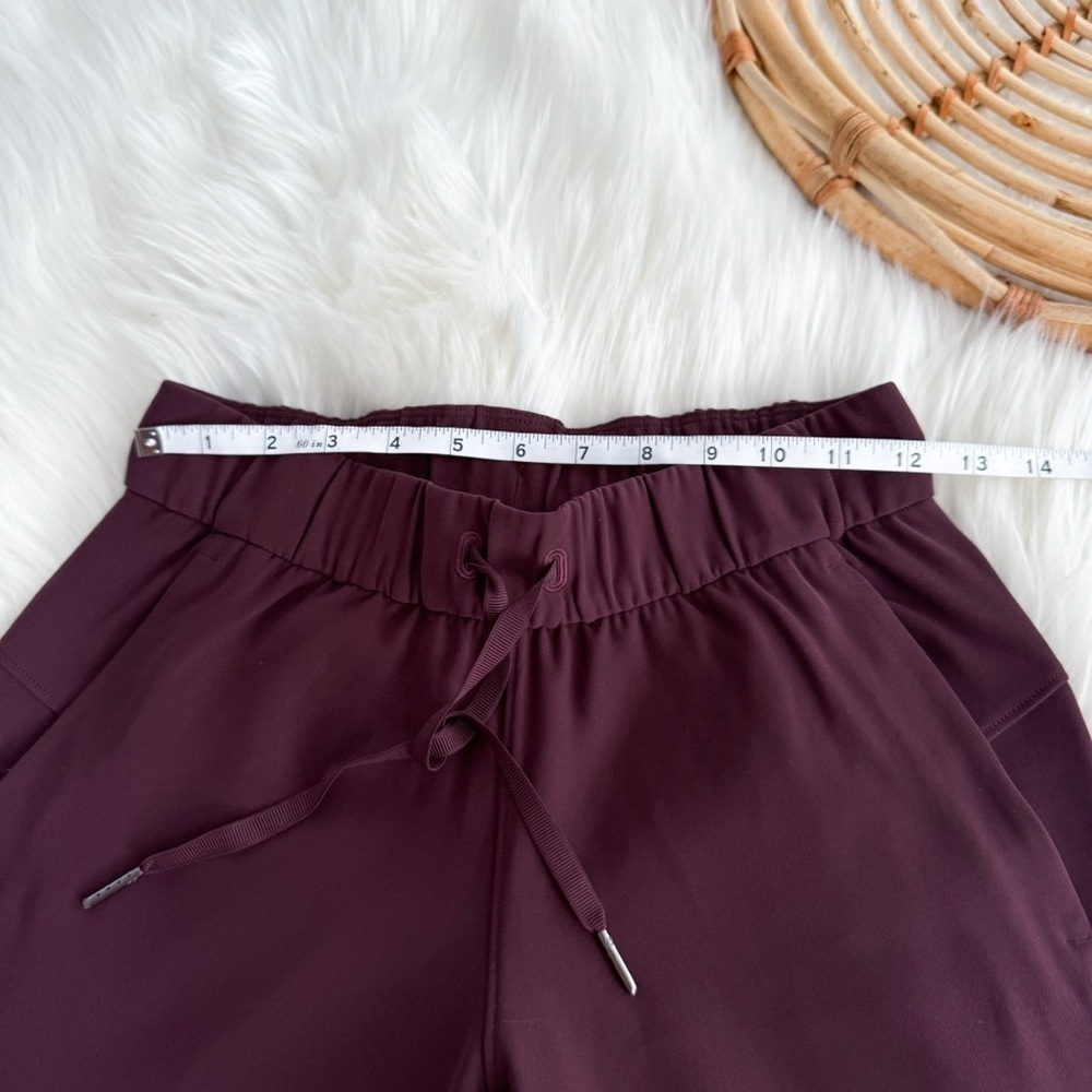 Lululemon On the Fly Jogger Luxtreme Garnet Burgundy Drawstrings Pants - Picture 11 of 13